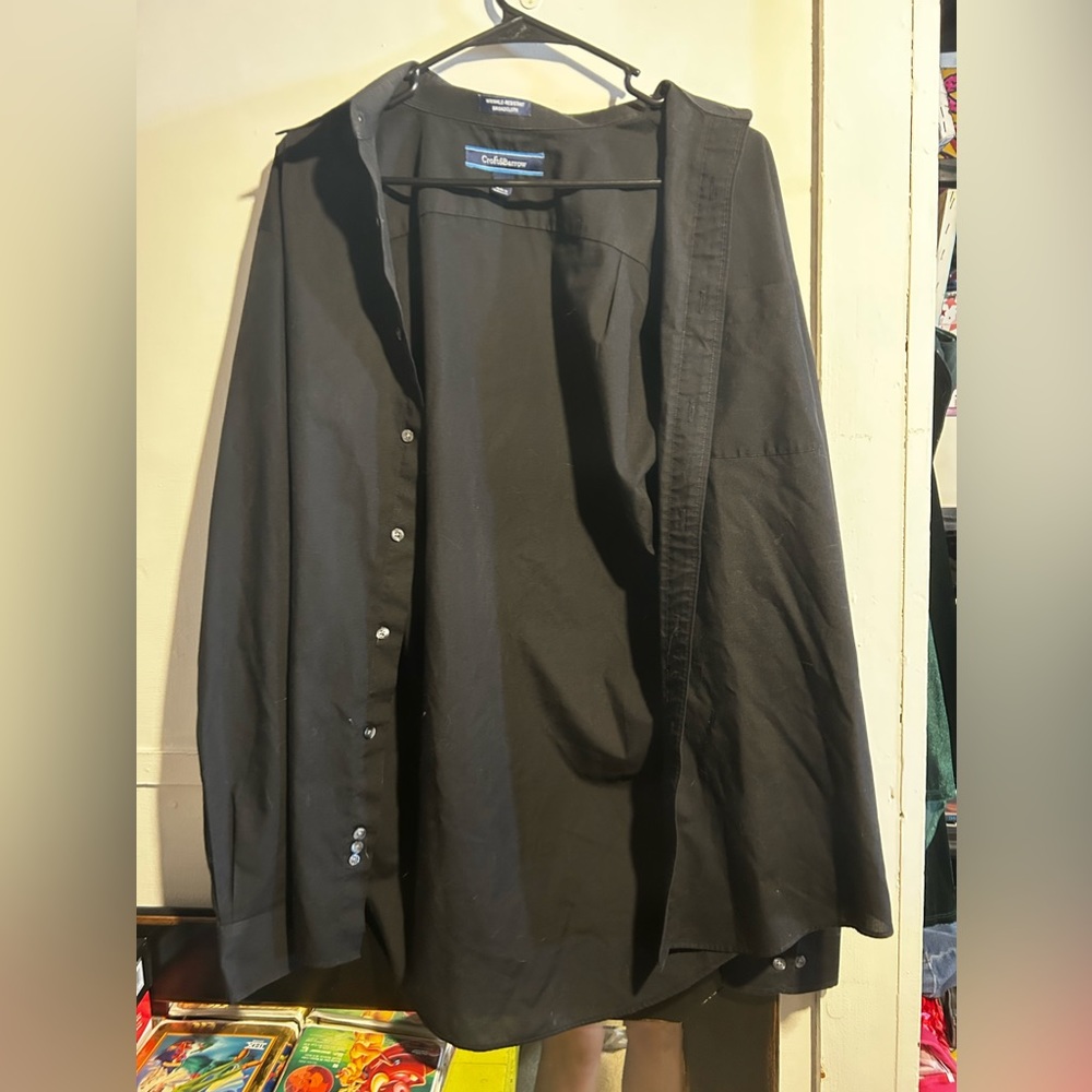 black button up